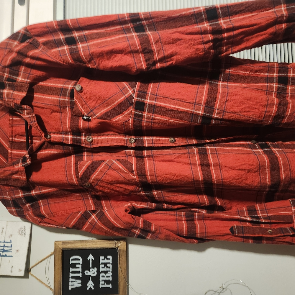 Reef Plaid Button-Up Shirt